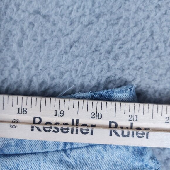 Good American Jeans Women's 16 (W42xL33) Light Wash Denim High Rise Distressed - Picture 7 of 13